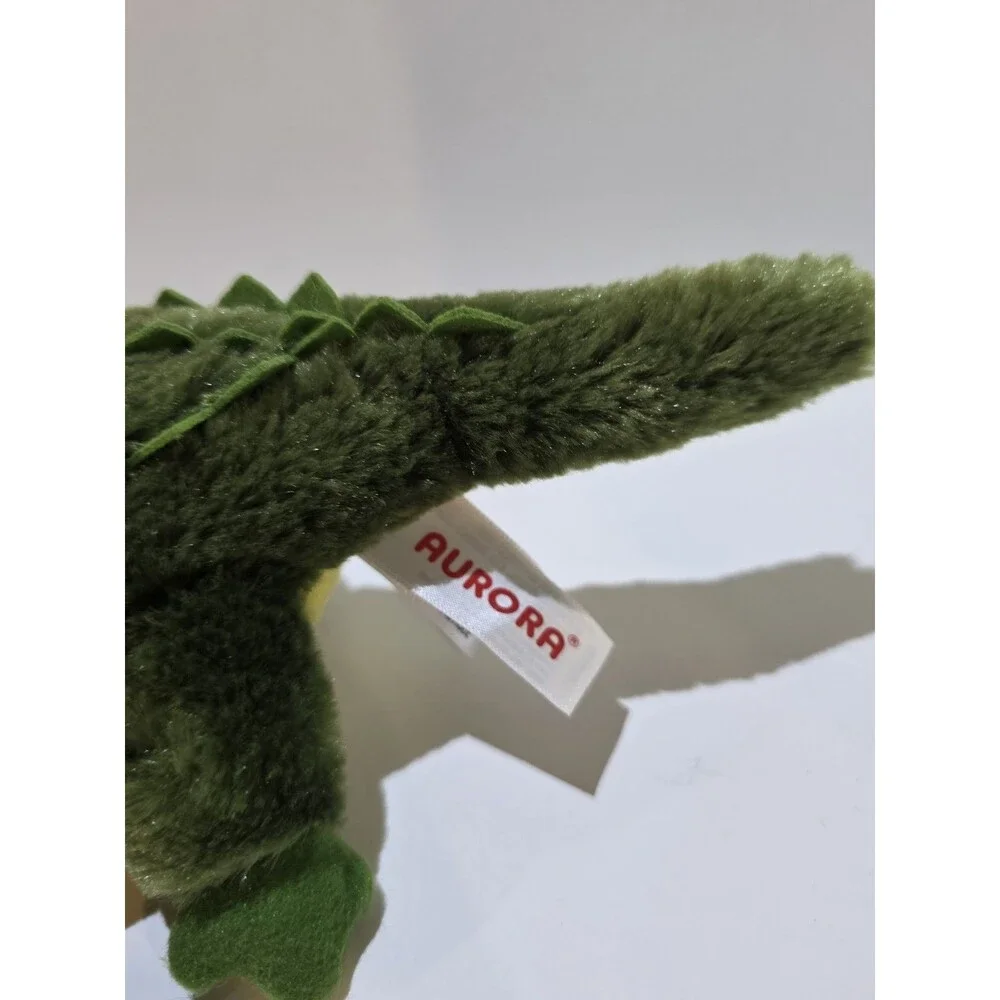 Alligator Stuffed Animal Toy By Aurora Crocodile Green 11” NWT